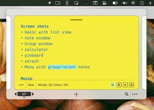 Sticklets screenshot showing the app interface
