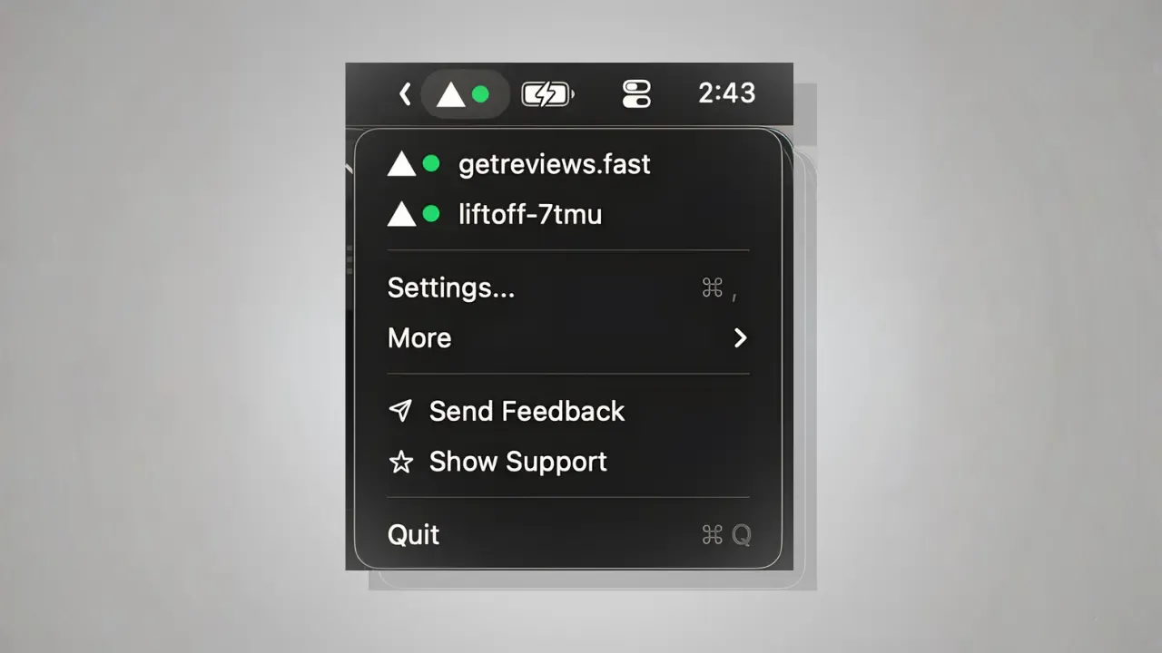 Deploy Status for Vercel screenshot showing the app interface