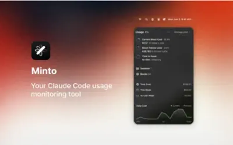 Minto menubar app preview