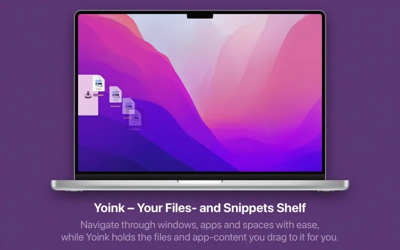 Yoink menubar app preview
