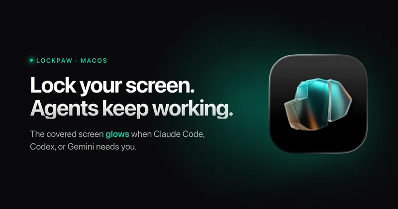 Lockpaw menubar app preview