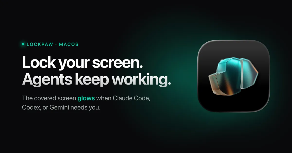 Lockpaw screenshot showing the app interface