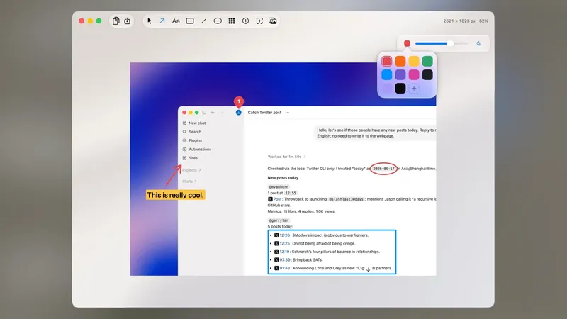 Minshot menubar app preview