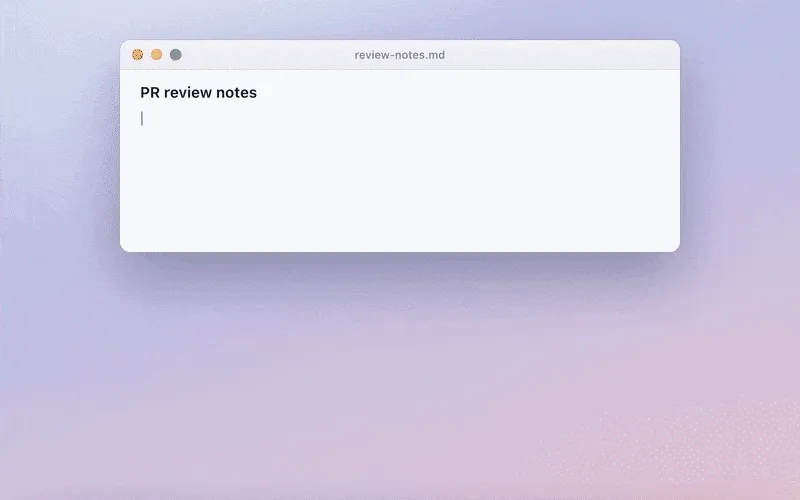 PasteClip menubar app preview