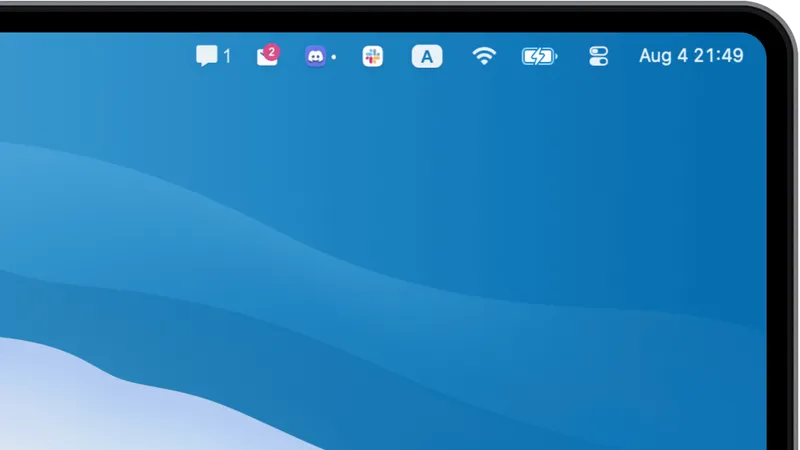 Badgeify menubar app preview