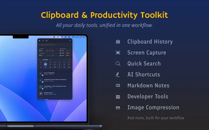 Frset menubar app preview