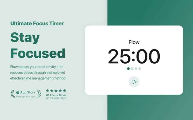 Flow menubar app preview