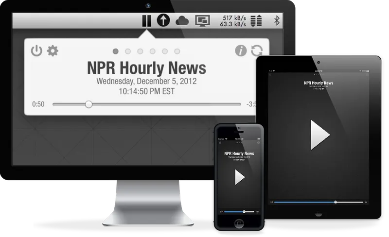 Hourly News menubar app preview