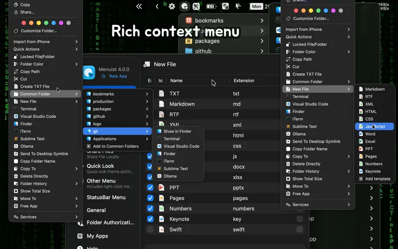 Menuist menubar app preview