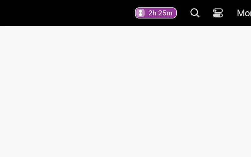 Gestimer 2 menubar app preview