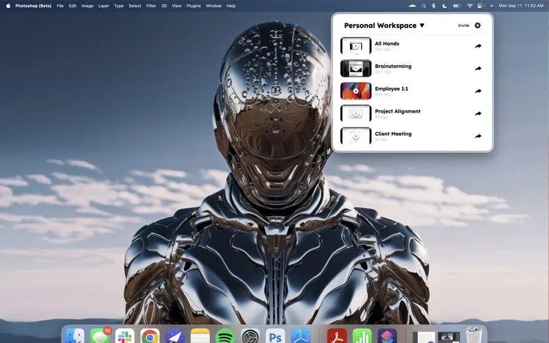 Backtrack menubar app preview