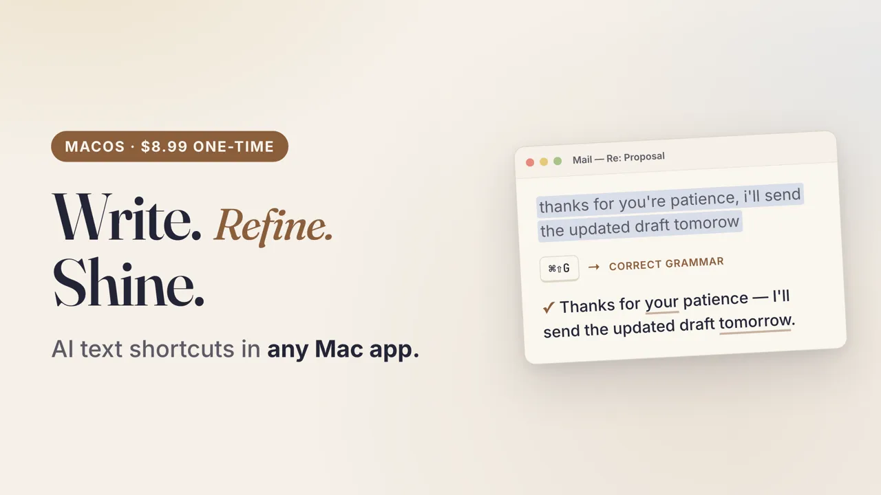 WunderType screenshot showing the app interface