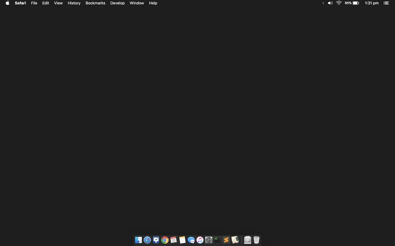 Vanilla menubar app preview
