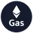 Ethereum Gas Bar with Alert icon